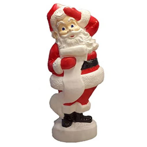 Picture of UNION 76940 Union Products 75180 43 Inch Tall Jolly Santa Claus 25-Watt Light Up Statue Holiday Festive Decor for Inside or Outside Homes with 6 Foot Power Cord (EA)