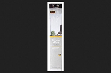 Picture of Living Accents VS7884SCAL Living Accents Vinyl Vertical Blinds 78" X 84" Right Or Left Draw Alabaster Boxed (PK-2-EA)