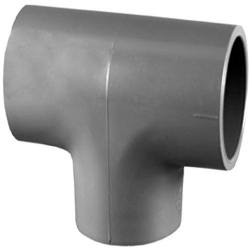 Picture of CHARLOTTE PIPE PVC 08400 2000 CHARLOTTE PIPE & FOUNDRY PVC 08400 2000HA 2" PVC SCH80 Tee (EA)