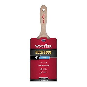 Picture of WOOSTER 5237-4 Wooster Brush 5237-4 Gold Edge Wall, 4 Inch (EA)