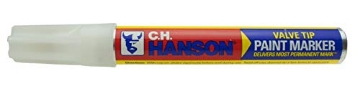 Picture of CH Hanson 10298 C.H. Hanson 10298 Sure Point Permanent Paint Marker, White, 1/2" x 6" (EA)