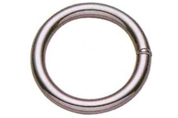 Picture of Baron 7-1 Baron Jumbo Nickel Plated Silver Steel 1 in. L Ring 1 pk (EA)