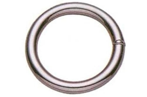 Picture of Baron 7-1 1/4 Baron Jumbo Nickel Plated Silver Steel 1-1/4 in. L Ring 1 pk (EA)