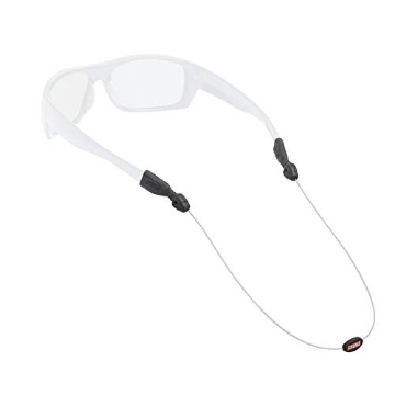 Picture of CHUMS INC 12403 Chums Orbiter Eyewear Retainer - Lightweight Stainless Steel Cable Glasses Strap (Silver), 15.75" (12403749) (EA)