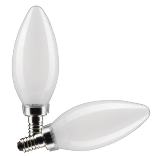 Picture of SATCO PRODUCTS INC S21823 Satco 21823-4B11/LED/927/FR/120V/E12/2CD Decorative (S21823) Blunt Tip LED Light Bulb (EA)