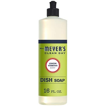 Picture of Mrs Meyers 650393 Mrs. MEYER'S Clean Day Liquid Dish Soap, Cruelty Free and Non-Toxic, Lemon Verbena Scent, 16 oz- Pack of 6 (CT-6-EA)