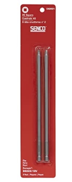 Picture of SENCO FASTENING SYSTEMS EA0401 Senco EA0401#2 Square Bits for DuraSpin Auto-Feed Screw Systems 2 Count (Pack of1) (EA)