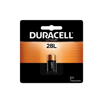 Picture of DURACELL(R) DURPX28LBPK Duracell 28L 6V Lithium Battery, 1 Count Pack, 28L 6 Volt High Power Lithium Battery, Long-Lasting for Video and Photo Cameras, Lighting Equipment, and More (EA)