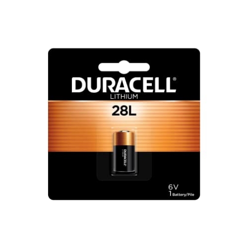 Picture of DURACELL(R) DURPX28LBPK Duracell 28L 6V Lithium Battery, 1 Count Pack, 28L 6 Volt High Power Lithium Battery, Long-Lasting for Video and Photo Cameras, Lighting Equipment, and More (EA)
