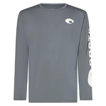Picture of COSTA FQA400035-27PM Costa Del Mar Mens Technical Crew Long Sleeve T-Shirt, Shark, Medium (EA)