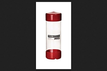 Picture of ARQ ENTERPRISES INC CC27508 ARQ ENTERPRISES INC Viewtainer 3 in. L x 3 in. W x 8 in. H Slit Top Container Plastic Red (PK-15-EA)