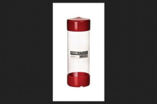 Picture of ARQ ENTERPRISES INC CC27508 ARQ ENTERPRISES INC Viewtainer 3 in. L x 3 in. W x 8 in. H Slit Top Container Plastic Red (PK-15-EA)