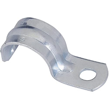 Picture of SIGMA ENGINEERED SOLUTIONS 49923 Gam-Pak Products Sigma Electric ProConnex 1-1/4 in. Dia. Zinc-Plated Steel 1 Hole Strap 1 pk (EA)
