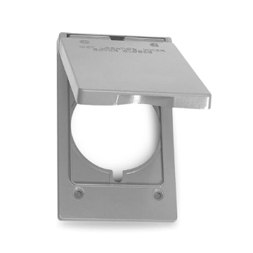 Picture of SIGMA ENGINEERED SOLUTIONS 14244 Sigma Electric, Gray Sigma Engineered Solutions 14244 1-Gang Vertical Round Receptacle Weatherproof Cover, Size (EA)