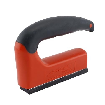 Picture of Magnet Source 07501 Master Magnetics Strong Magnet with Ergonomic Handle - 100 lb Pull Force, Red, 07501 (EA)