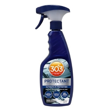 Picture of 303 Products 30382 303 Products Automotive Protectant Spray - Helps Prevent Fading & Cracking, Repels Dust, Lint & Staining, Superior UV Protection & Restores Lost Color, Exterior & Interior Car Cleaning Supplies 16oz (EA)