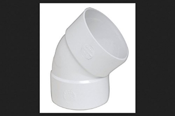 Picture of Nds 6P03 Plastic Trends 6 in. Hub x 6 in. Dia. Hub PVC Elbow (EA)