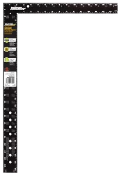 Picture of JOHNSON SC & SONS INC CS7 Johnson Level & Tool CS7 Aluminum Arc Angle Framing Square, 16" x 24", Black, 1 Square (EA)