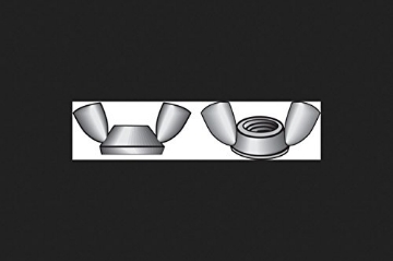 Picture of HILLMAN 0830006 Hillman 1/4 Cold Forged Stainless Steel SAE Wing Nut 50 pk (EA)
