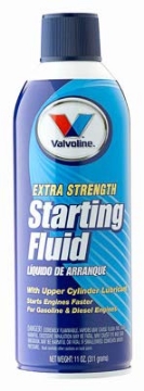 Picture of Valvoline 602373 Valvoline 602373 Starting Fluid, Extra Strength, 11-oz. - Quantity 12 (PK-12-EA)