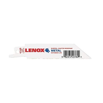 Picture of Lenox Tools 22760OSB414R Lenox 4 in. Bi-Metal Reciprocating Saw Blade 14 TPI 1 pk (PK-50-EA)