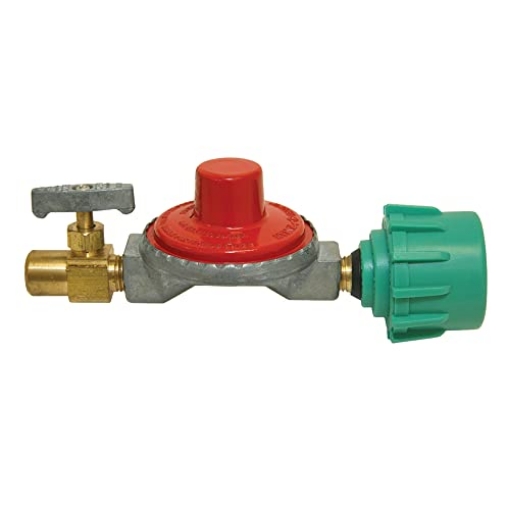 Picture of Bayou Classic 7000 Bayou Classic 7000 High Pressure Regulator/Control Valve Features 10-psi Regulator Brass Control Valve 1/4-in FNPT Outlet (EA)