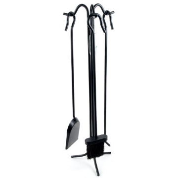 Picture of PANACEA PRODUCTS 15046 Open Hearth Panacea Black Matte Steel Fireplace Tool Set (EA)