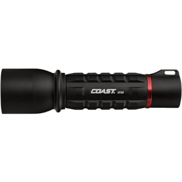 Picture of Coast Cutlery Co 30331 Coast Cutlery Co XP9R 1000 Lumen Black LED Rechargeable Flashlight CR123 Battery - Case of 1 (EA)