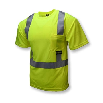 Picture of Radian Weapons ST11-2PGS-XL Radians unisex adult St11 Industrial Safety Shirt Short Sleeve, Safety Green, X-Large US (EA)
