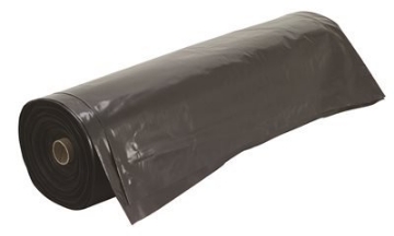 Picture of FROST CUTLERY CO P2025/3B Frost King Black Plastic Sheeting Roll for Doors and Windows 25 ft. L x 4 mil (EA)