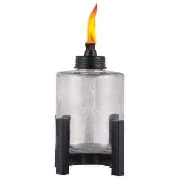 Picture of Tiki Editions 1120062 Replacement For Compatible With TIKI Black/Clear Glass/Metal 6.5 in. Elevated Tabletop Torch 1 pc (Pack of 6) (PK-6-EA)