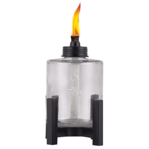 Picture of Tiki Editions 1120062 Replacement For Compatible With TIKI Black/Clear Glass/Metal 6.5 in. Elevated Tabletop Torch 1 pc (Pack of 6) (PK-6-EA)