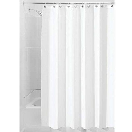 Picture of IDESIGN 14662 InterDesign Waterproof Polyester Stall Shower Curtain/Liner,White (EA)