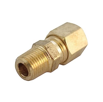 Picture of ACE TRADING - ZW 6JC120110701018 Homeplus+ 5/16 in. Compression X 1/4 in. D MPT Brass Connector (PK-5-EA)