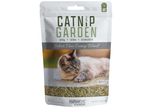 Picture of Multipet International 20535 Multipet Catnip Garden Silver Vine 1oz, Cat Toy (EA)
