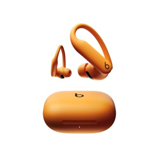 Picture of Beats MX743LL/A Beats Powerbeats Pro 2 - Wireless Noise Cancelling Workout Earbuds with Secure- Fit Earhooks, Up to 45-Hour Battery with Charging Case, Sweat & Water Resistant, Heart Rate Monitoring - Electric Orange (EA)