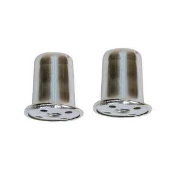 Picture of JANDORF SPECIALTY HARDWARE 60110 Jandorf 60110 top hat Finial, Silver, 2 Each Set (EA)