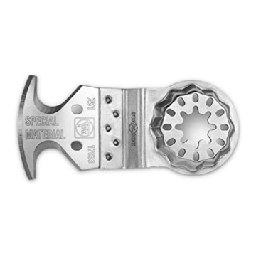 Picture of FEIN POWER TOOLS INC 63903251260 Fein Starlock Multi-Knife - Triple Cutting Edge for Fast, Clean Cuts, Versatile Cutting Tool for Carpet, PVC Flooring, Bitumen Shingles and Roofing Paper - 63903251260 (EA)