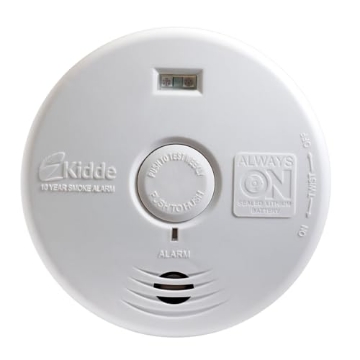 Picture of Kidde 21010167 Kidde P3010H Worry-Free Hallway Smoke Alarm with Safety Light and 10 Year Sealed Battery (EA)