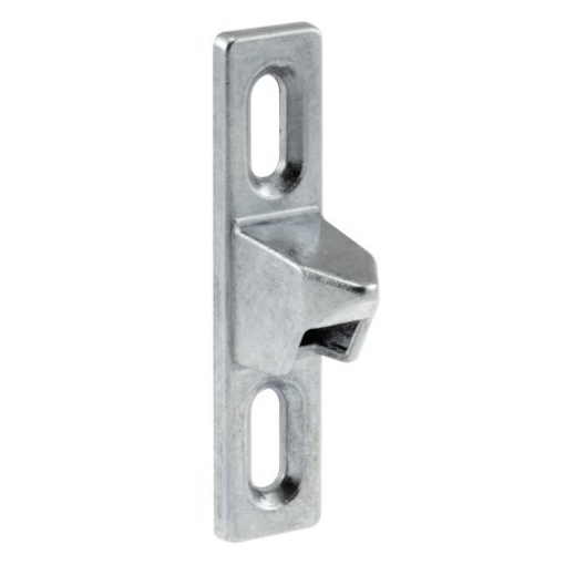 Picture of Prime E 2082 Prime-Line 14504 Sliding Door Keeper, Diecast, Chrome Plated, 1-11/16 In. Mounting Holes (Single Pack) (EA)