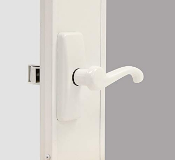 Picture of LARSON MANUFACTURING CO CH3010301 Larson Certified Storm Door White Georgian Lever, Storm Door Handle Replacement with Surface Mount Hardware (EA)