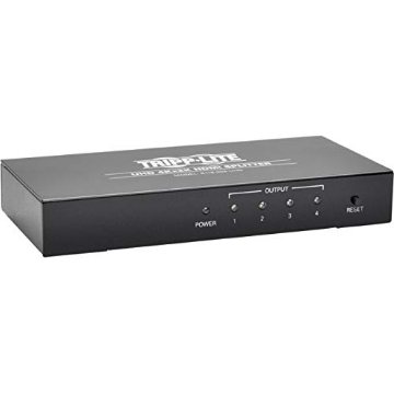 Picture of TRIPLERLIGHT TRPB118004UHD2 Tripp Lite HDMI Splitter, 4 Port 1 in 4 out Splitter, 4K Audio Video, DVI Compatible, HDCP 1.3, 4K x 2K (B118-004-UHD) (EA)