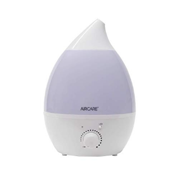 Picture of ESSICK AIR PRODUCTS INC AUV20AWHT AIRCARE Aurora Ultrasonic Cool Mist Humidifier, Whisper-Quiet between 8-24 hours, Seven Color LED Night Light, Essential Oil Tray and Automatic Shut-Off for Baby, Nursery or Bedroom (White, 1 gal) (EA)