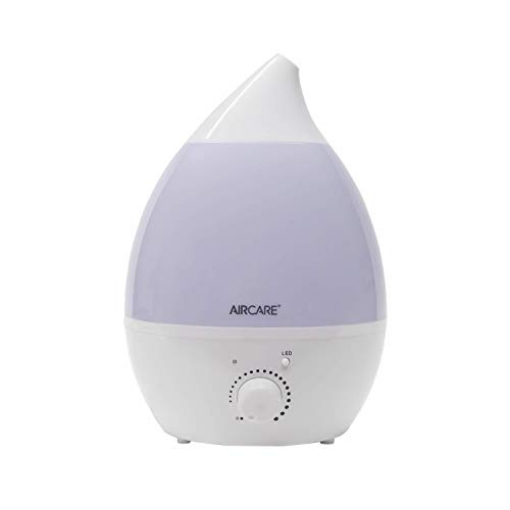 Picture of ESSICK AIR PRODUCTS INC AUV20AWHT AIRCARE Aurora Ultrasonic Cool Mist Humidifier, Whisper-Quiet between 8-24 hours, Seven Color LED Night Light, Essential Oil Tray and Automatic Shut-Off for Baby, Nursery or Bedroom (White, 1 gal) (EA)