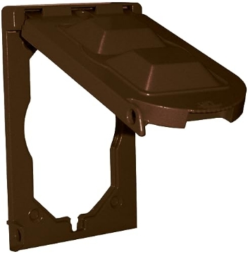Picture of SIGMA ENGINEERED SOLUTIONS 14146BR Sigma Engineered Solutions 14146BR 1-Gang Vertical, Multi-Use Weatherproof Cover, Bronze (EA)