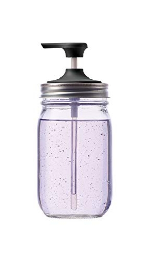 Picture of JARWARE 82650 Jarware Soap Pump for Regular Mouth Mason Jars, 6", Black (EA)