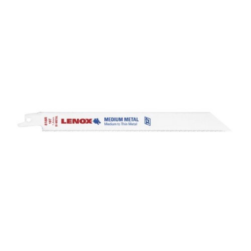 Picture of Lenox Tools 21519814R Lenox Tools 21519814R Metal Cutting Reciprocating Saw Blade with Power Blast Technology, Bi-Metal, 8-inch, 14 TPI, 5/PK (EA)