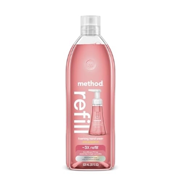 Picture of Method Products, Inc 328118 Method Foaming Hand Soap, Refill, Pink Grapefruit, Recyclable Bottle, 28 oz, (Pack of 1) (Packaging May Vary) (PK-4-EA)