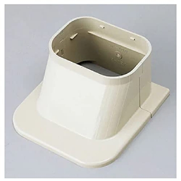 Picture of SLIMDUCT 86134 Inaba Denko SP-100-I Decorative Pipe Cover, Ceiling Cap, For Pipe Removal From Ceiling and Wall, Ivory (PK-10-EA)