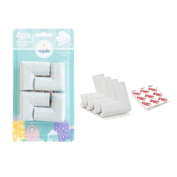 Picture of REGALO INTERNATIONAL LLC 6121 G Home Safety Corner Cushion Large 4pk, Award-Winning Brand, Childproofing Essential, Gray (EA)